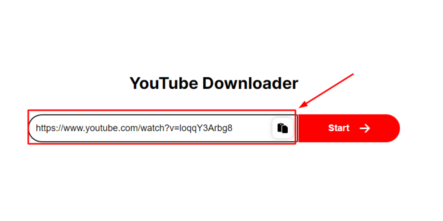 Copy and Paste the Video URL
